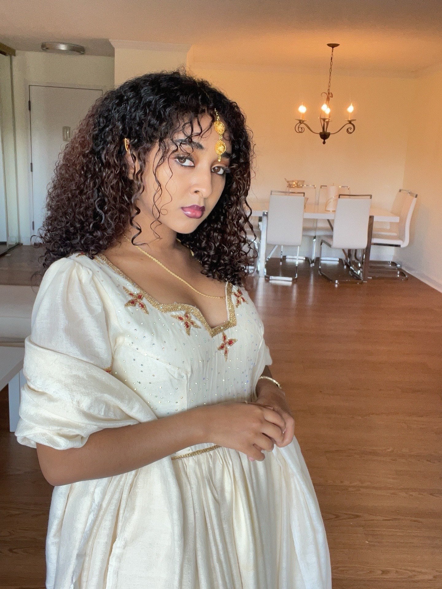 Classic Habesha Kemis Ethiopian Traditional Dress & Eritrean Dress Timeless Habesha Dress 162