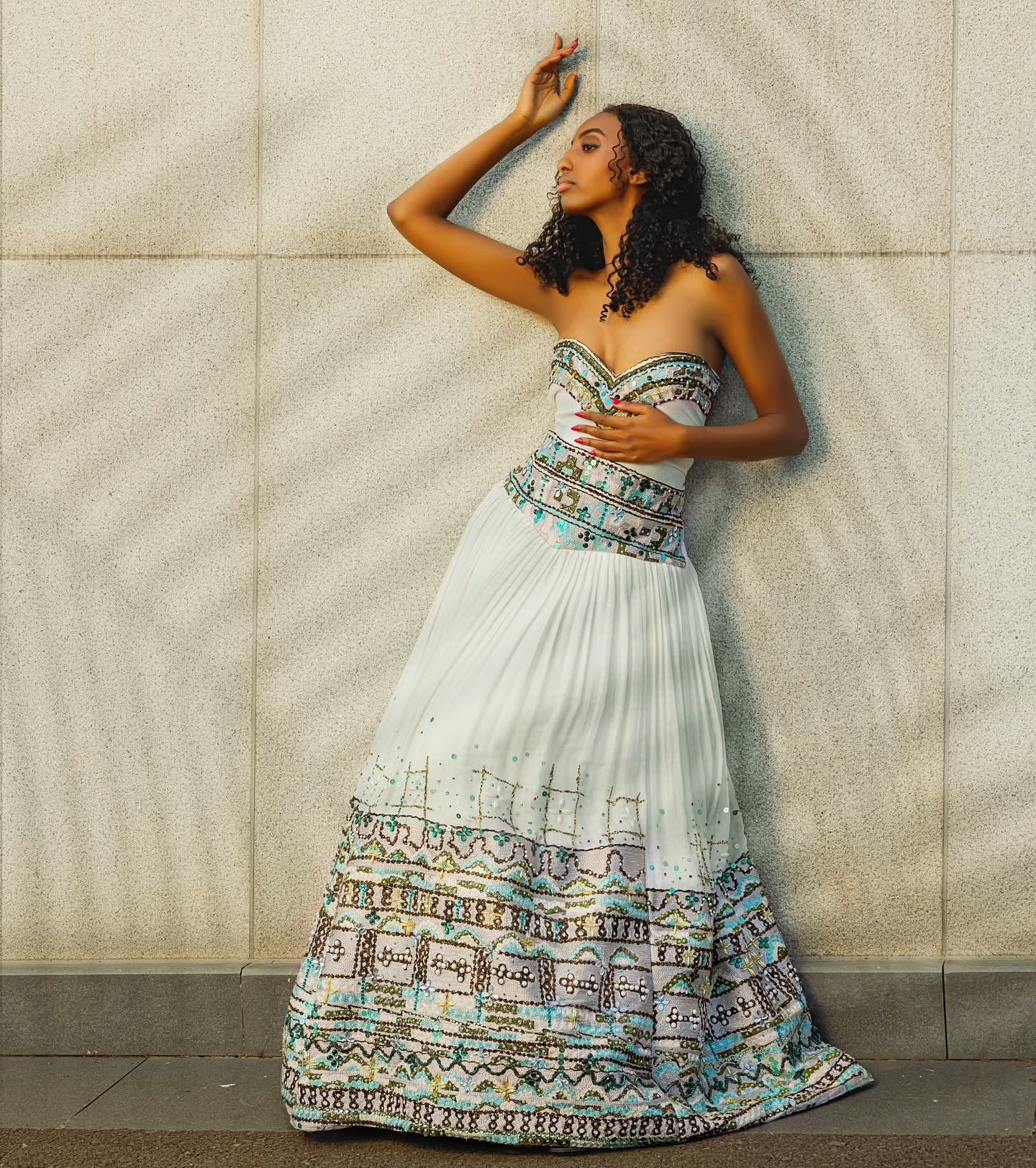 Luxury Habesha Dress Ethiopian Wedding Dress Traditional Ethiopian Habesha Kemis For Wedding 129