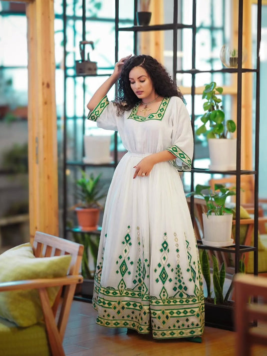 Ethiopian Traditional Dress Elegant Habesha Cloth & Authentic Ethiopian Clothing