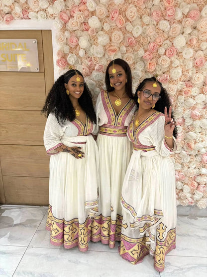Habesha Kemis Timeless Habesha Traditional Dress Habesha Dress For Special Occasions 179