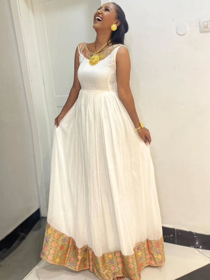 Stylish Habesha Dress Exquisite Ethiopian Traditional Clothing for Women