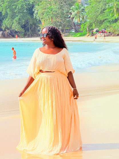 Habesha Kemis Flowing Ethiopian Dress for Beach & Cultural Occasion