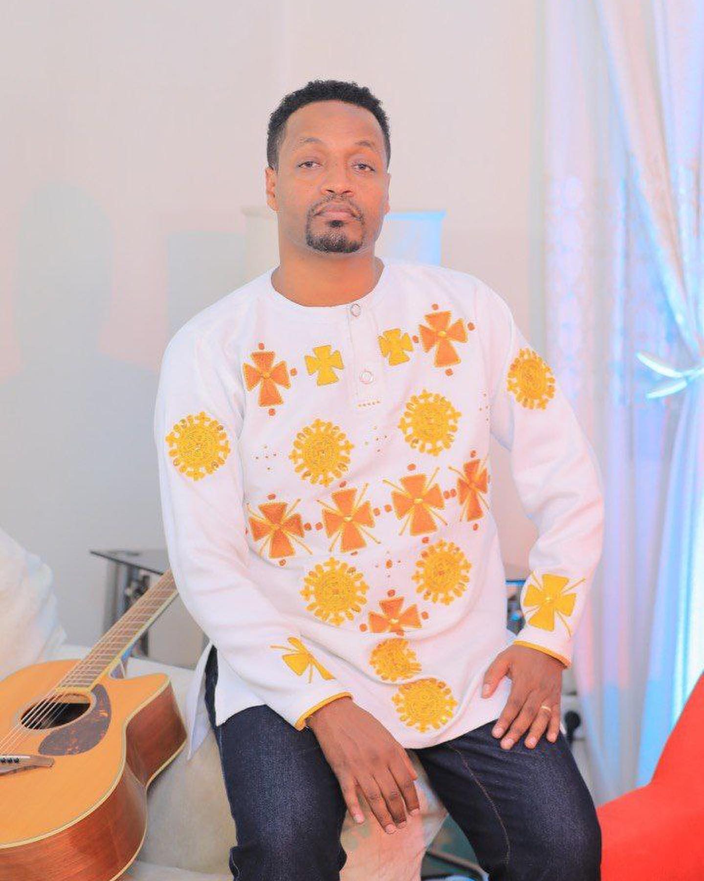 Men’s Habesha Outfit Authentic Ethiopian Cultural Clothing Eritrean Traditional Wear