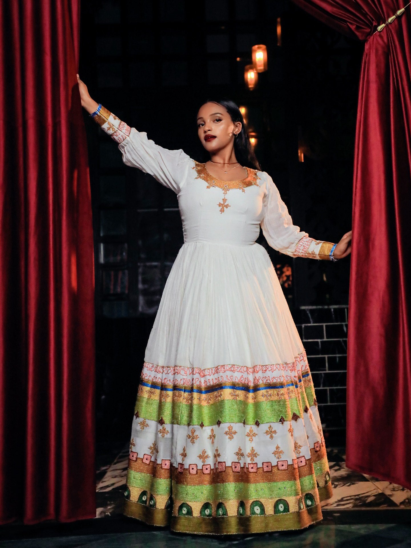 Elegant Habesha Kemis Traditional Ethiopian Clothing & Modern Ethiopian Wedding Dress Style