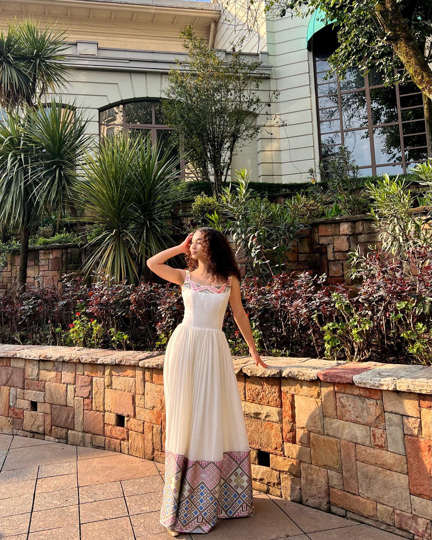 Multicolor Habesha Dress with Timeless Traditional Weaving