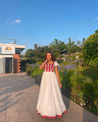 Handcrafted Habesha Kemis Stylish Ethiopian Clothing for Cultural Celebrations