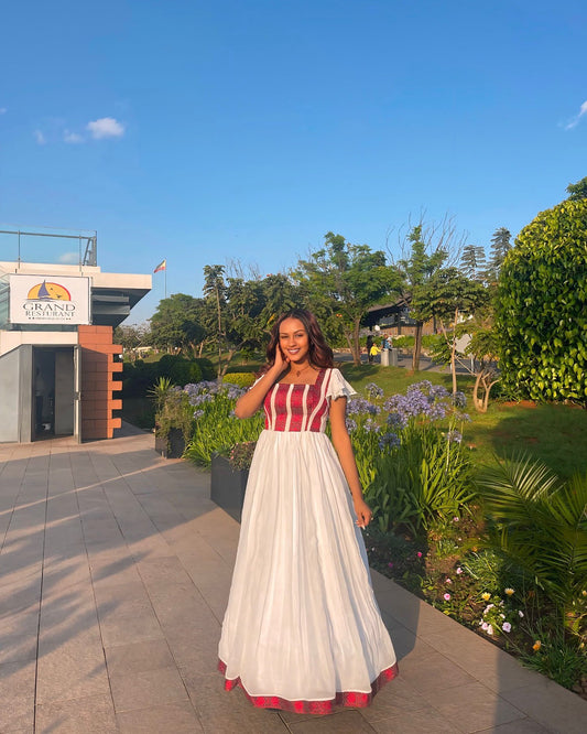 Handcrafted Habesha Kemis Stylish Ethiopian Clothing for Cultural Celebrations