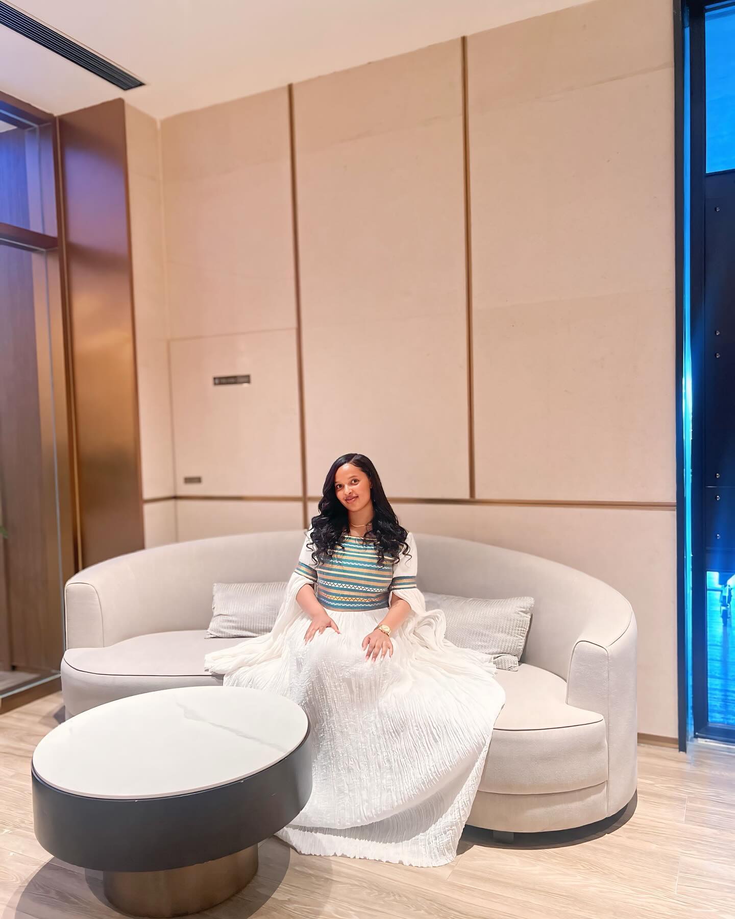 Stripped Habesha Kemis Festive Ethiopian Dress Multicolor Habesha Kemis 315