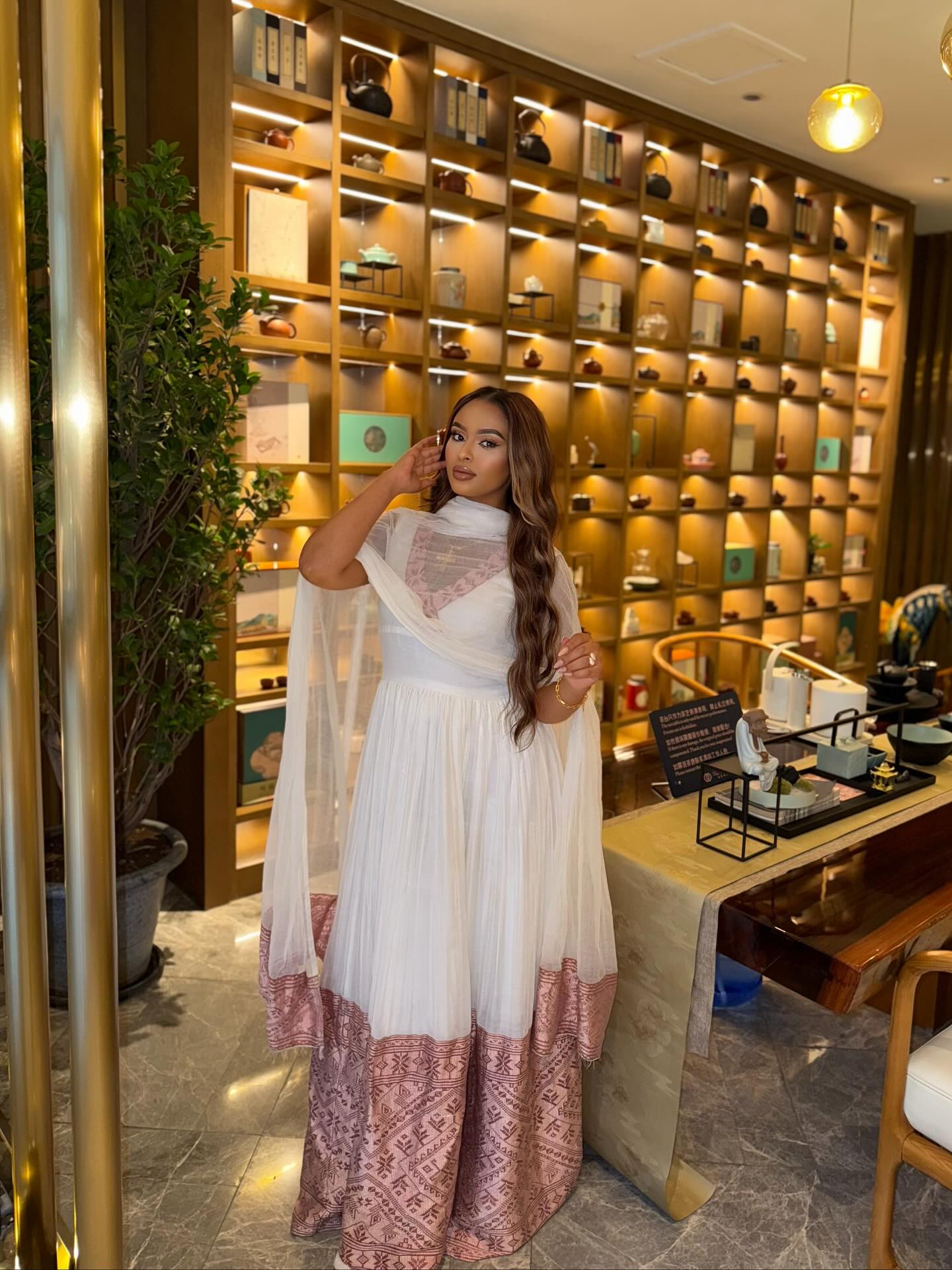 Graceful Habesha Dress – A Refined Ethiopian Traditional Dress Design