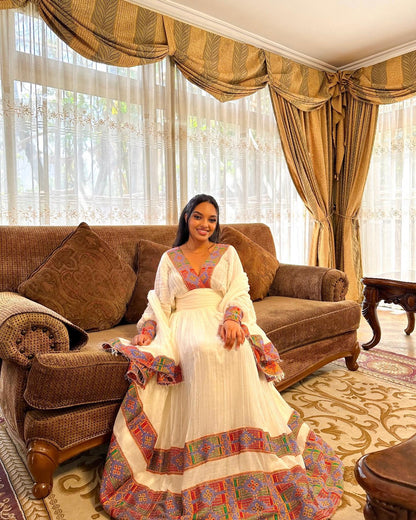 Habesha kemis timeless touch  refined habesha dress shaped by Ethiopian clothing heritage