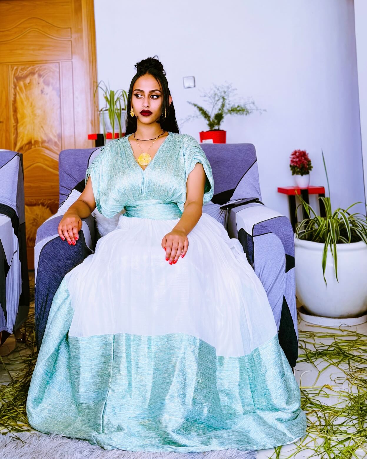 Graceful Habesha Kemis Inspired by Authentic Traditional Ethiopian Dress