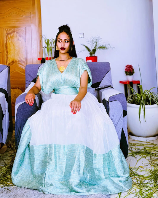 Graceful Habesha Kemis Inspired by Authentic Traditional Ethiopian Dress