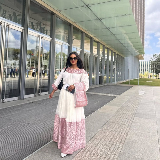 Elegant Habesha Kemis Tribute to Traditional Ethiopian Dress