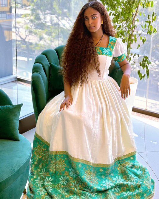 Traditional Ethiopian Clothing Stunning Habesha Dress & Handcrafted Habesha Kemis