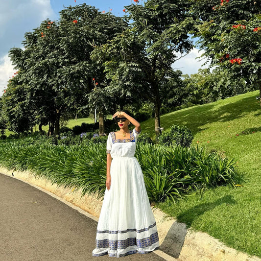 Authentic Habesha Kemis Elegant Habesha Dress & Traditional Ethiopian Clothing