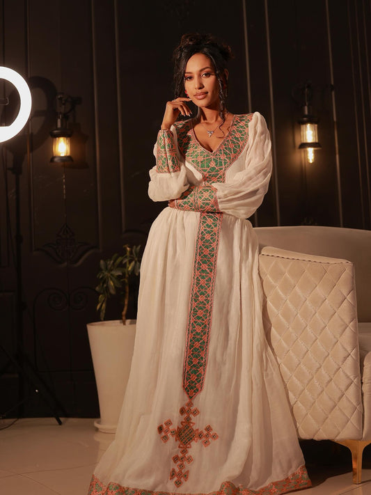 habesha kemis authentic habesha dress in ethiopian clothing style