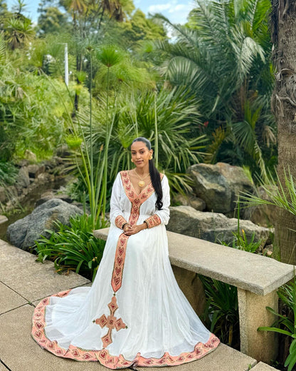 heritage inspired habesha dress Handmade Habesha Kemis Ethiopian Traditional Dress 361