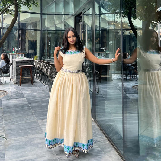 Habesha Kemis Elegant Habesha Dress and Traditional Ethiopian Dress