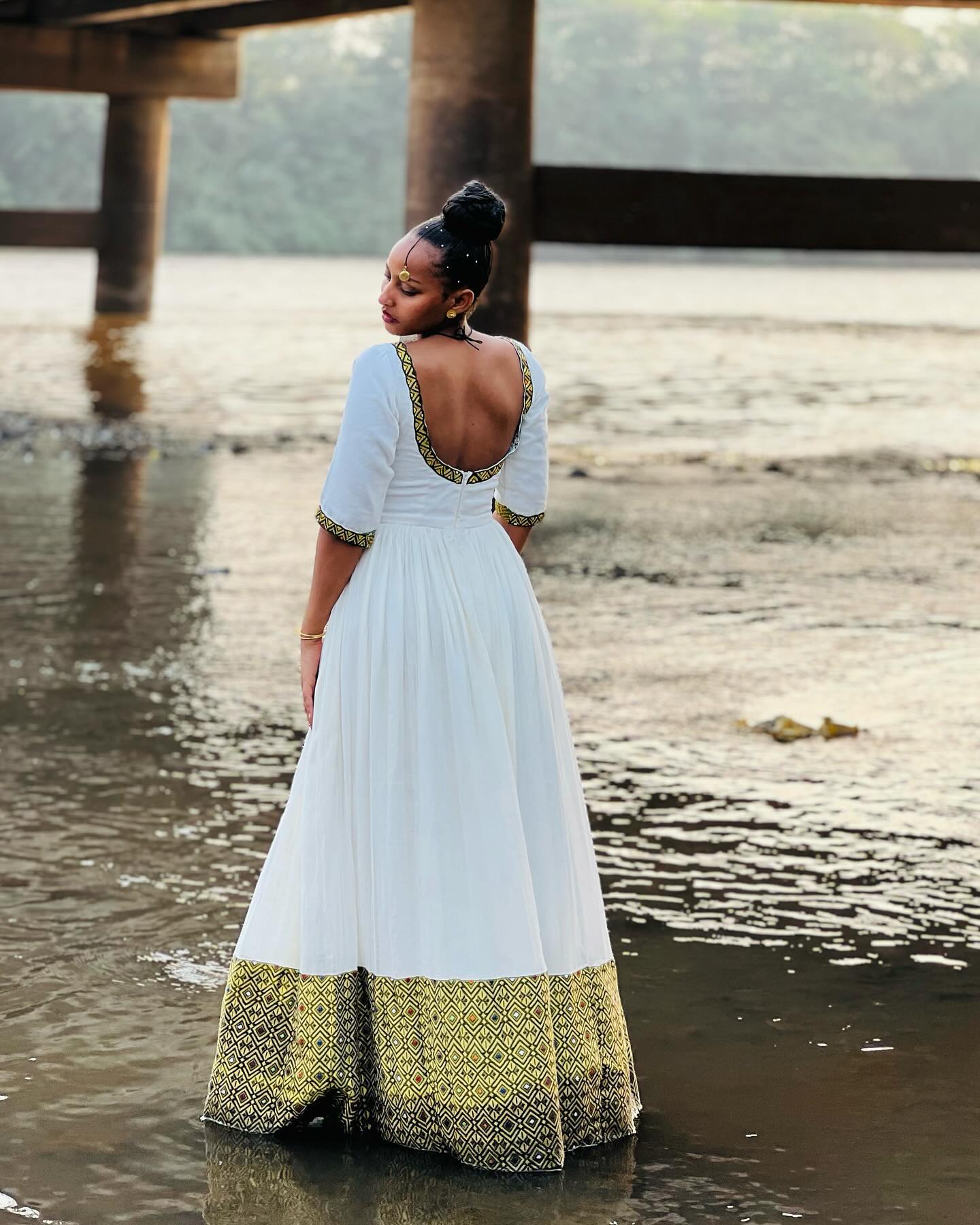 Stylish Habesha Dress Beautiful Habesha Kemis Ethiopian Traditional Dress 388