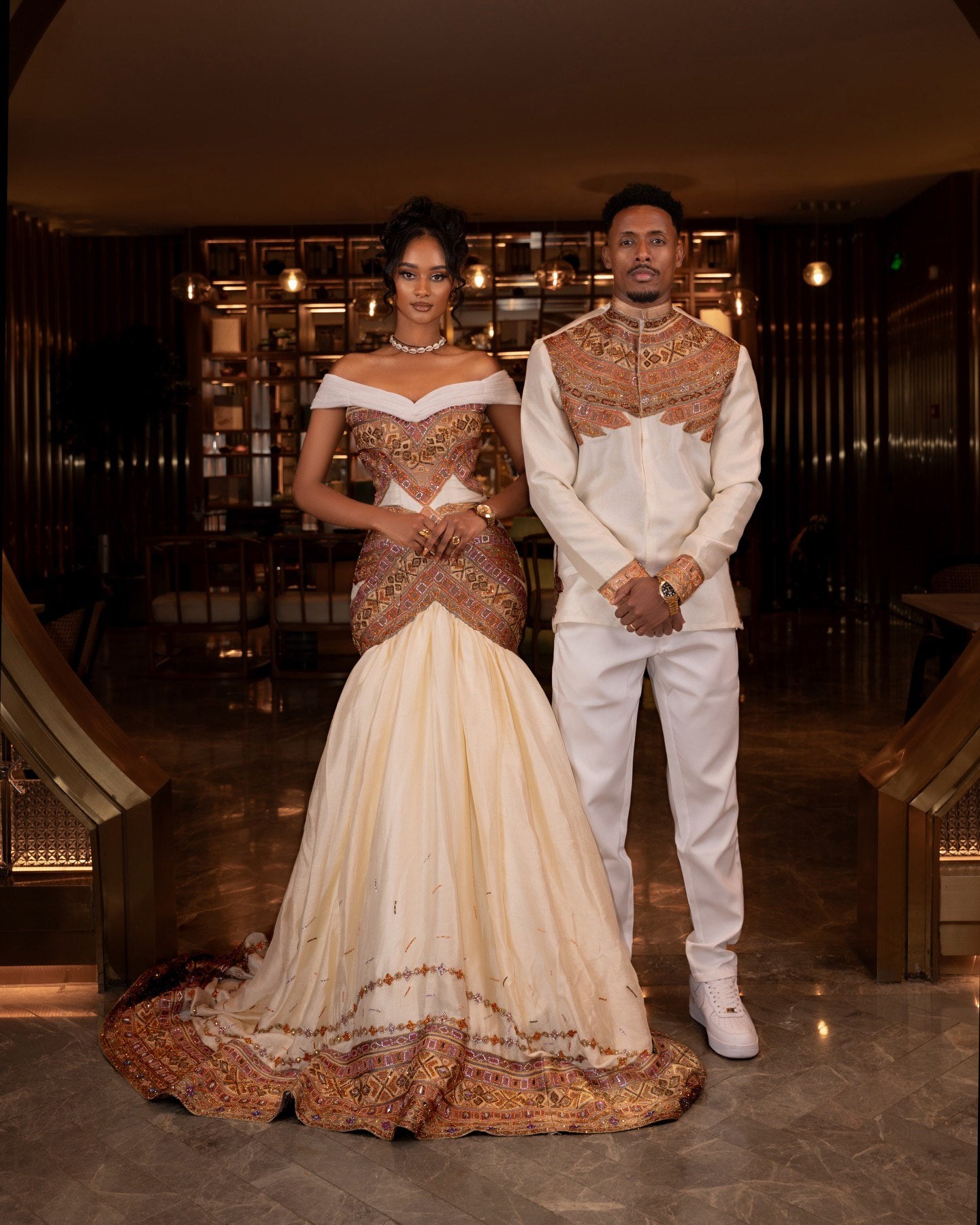 Luxury Ethiopian Wedding Outfits Premium Habesha Couple Clothing Online