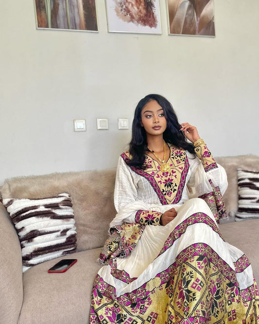 Habesha Kemis Classic Habesha Dress & Traditional Ethiopian Dress
