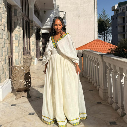 Elegant Habesha Dress Selection Traditional Ethiopian Dress Beautiful Habesha Kemis 448