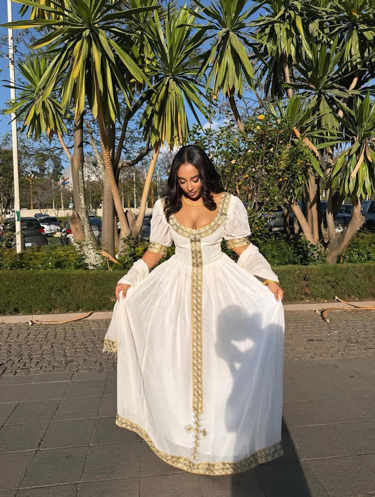 Habesha Kemis Authentic Habesha Dress Traditional Ethiopian Dress