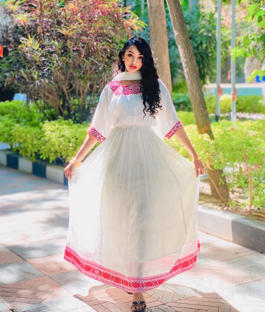 Habesha Kemis Timeless Habesha Dress Traditional Ethiopian Dress