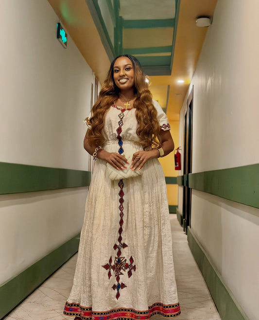 Habesha Kemis Authentic Habesha Dress Traditional Ethiopian Dress