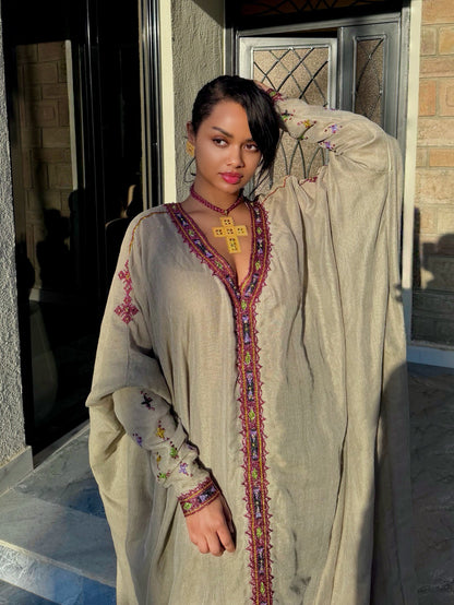 Long Sleeve Habesha Kemis Timeless Habesha Dress Classic Ethiopian Dress 465