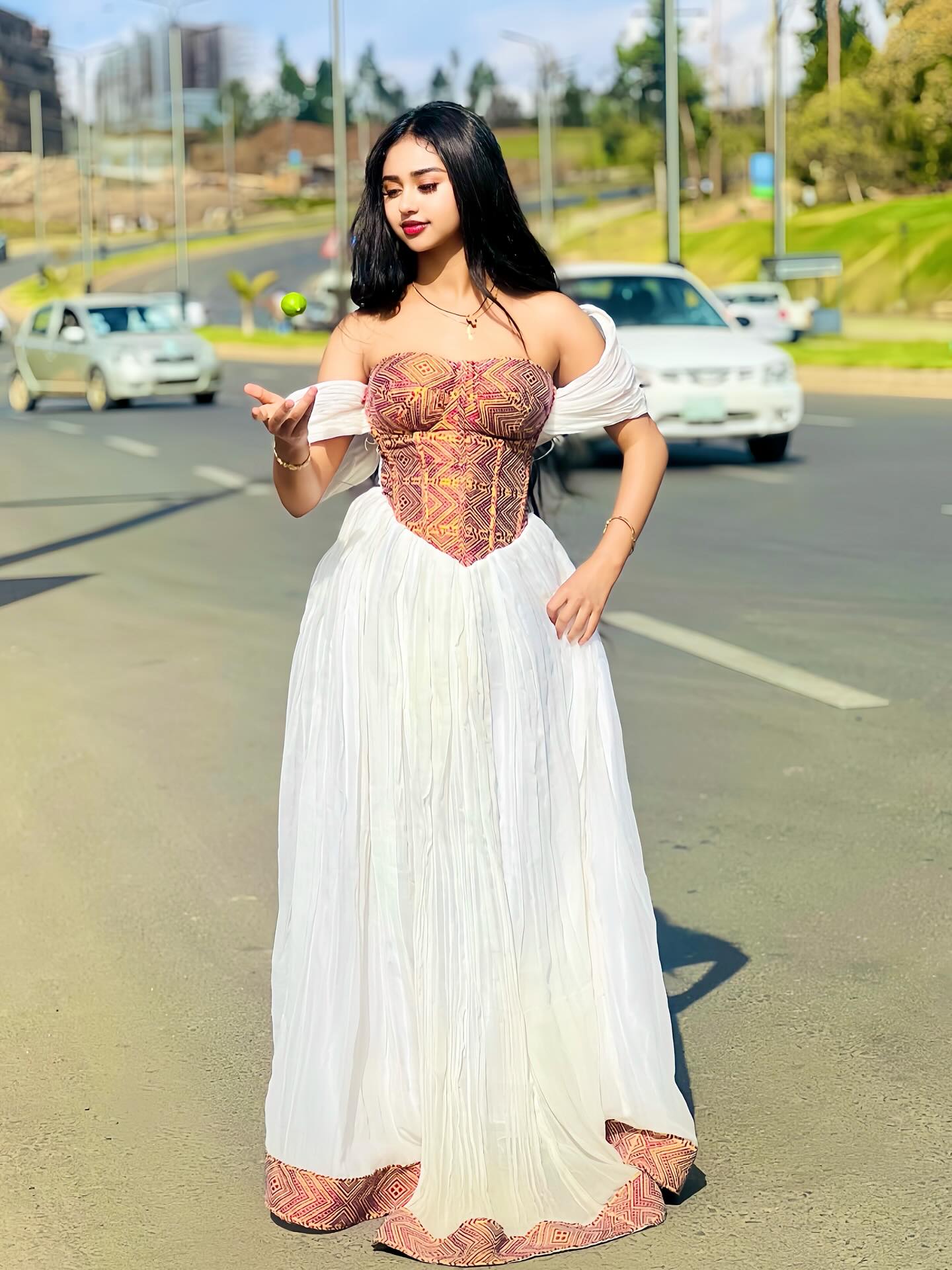 Traditional Ethiopian Dress Style Elegant Habesha Design