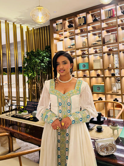 Authentic Habesha Kemis Traditional Habesha Dress Collection Premium Traditional Ethiopian Dress 474