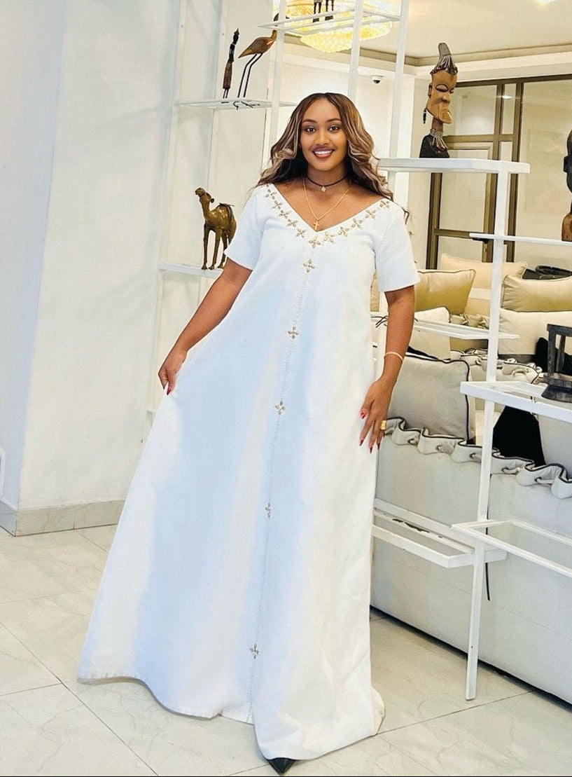 Ethiopian Clothing Showcasing Modern Habesha Kemis Craftsmanship