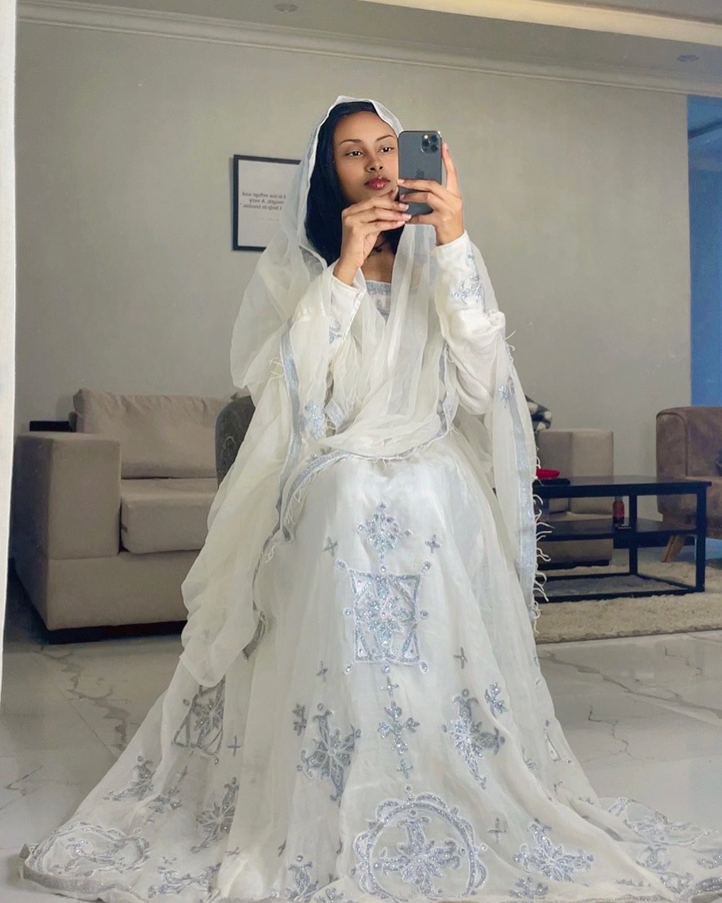 White Habesha Dress Timeless Traditional Ethiopian Clothing Long Sleeve Habesha Kemis For Festive 499
