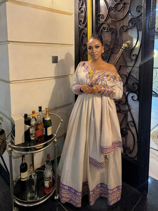 Habesha Traditional Dress Authentic Habesha Cloth Ethiopian Clothing