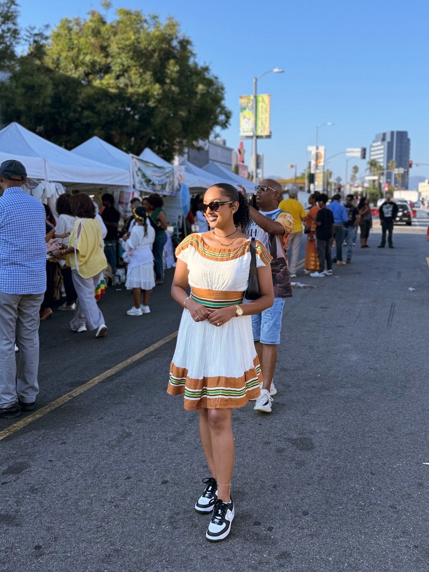 Short Habesha Dress Style for Cultural Events Classic Habesha Kemis Beautiful Ethiopian Dress 537