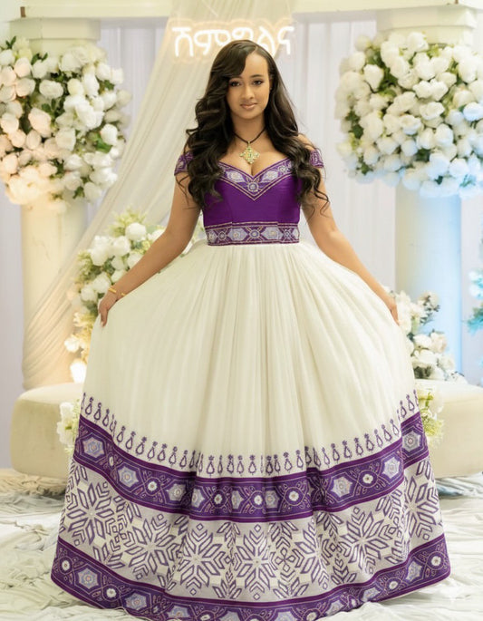 Traditional Ethiopian Dress with Refined Cultural Beauty