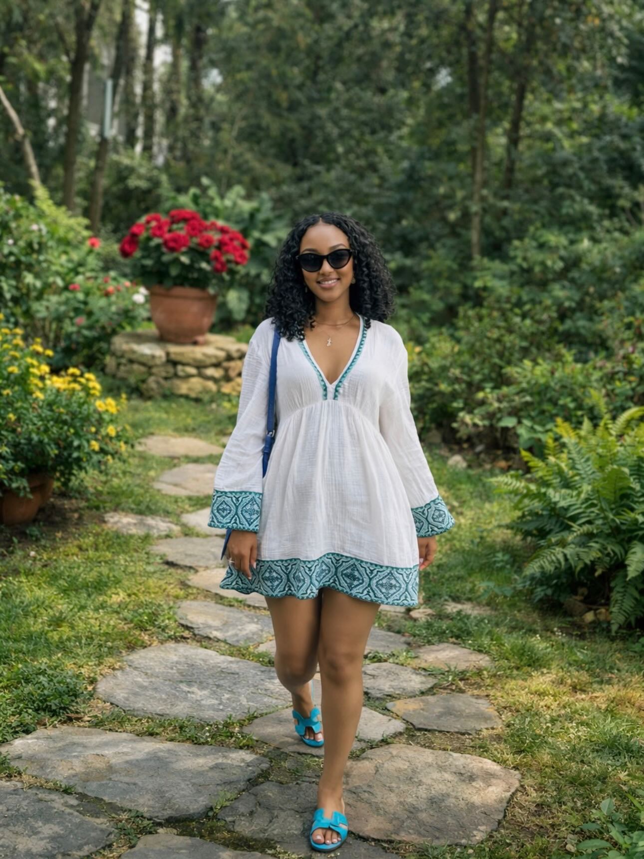 Short Habesha Dress Traditional Ethiopian Dress