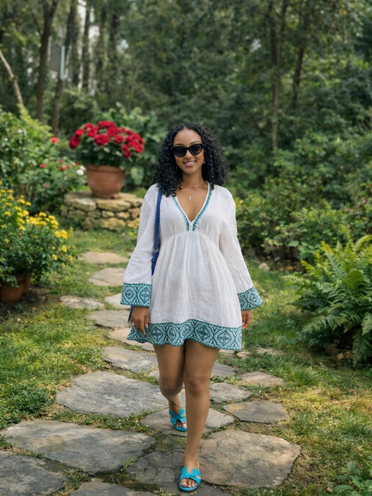 Short Habesha Dress Traditional Ethiopian Dress