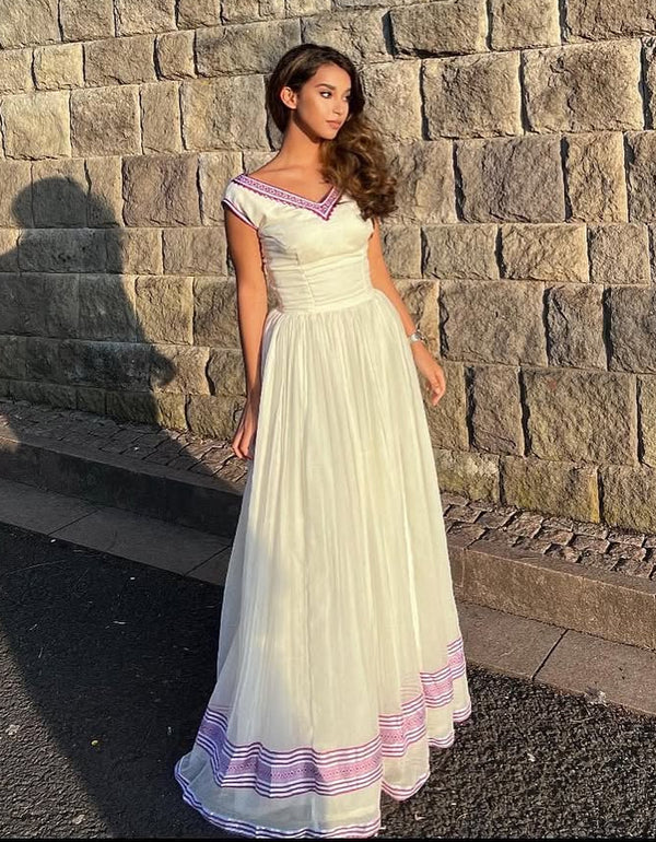 Stylish Habesha Dress Ethiopian Traditional Dress