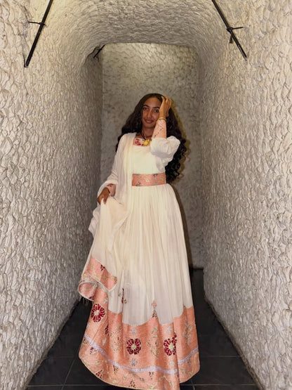 Traditional Habesha Kemis Ethiopian Traditional Dress