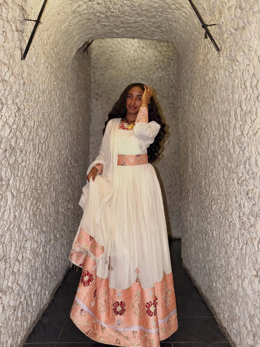Traditional Habesha Kemis Ethiopian Traditional Dress