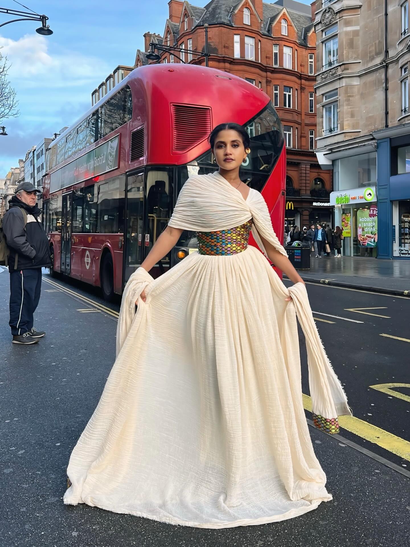 Beautiful Habesha Kemis Cultural Ethiopian Dress