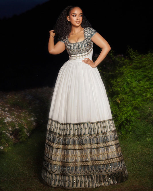 Ethiopian Clothing Wedding Style Habesha Kemis & Habesha Dress Traditional Elegance