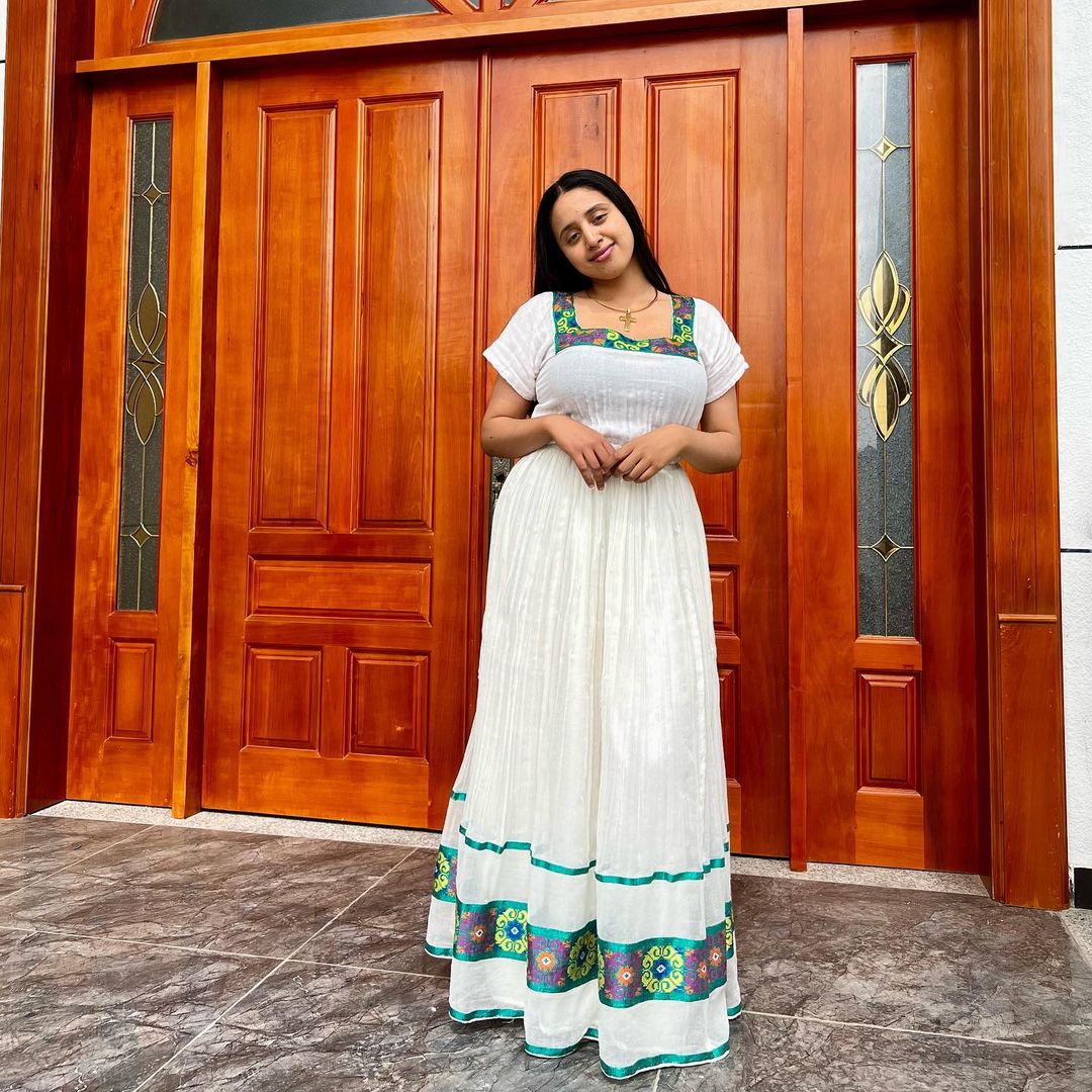 Simple Stunning Habesha Kemis Habesha Dress Modern Ethiopian Dress Style