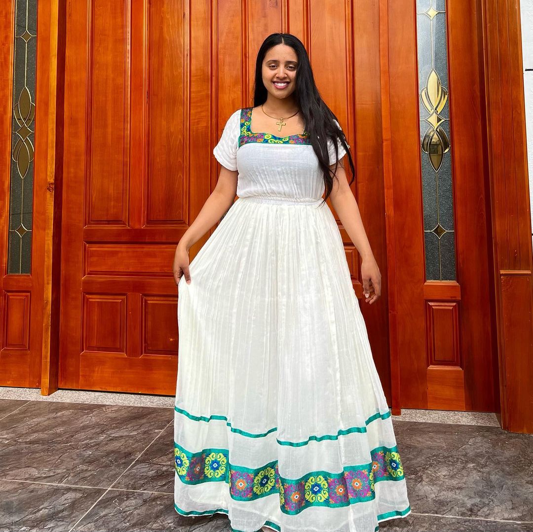 Simple Stunning Habesha Kemis Habesha Dress Modern Ethiopian Dress Style