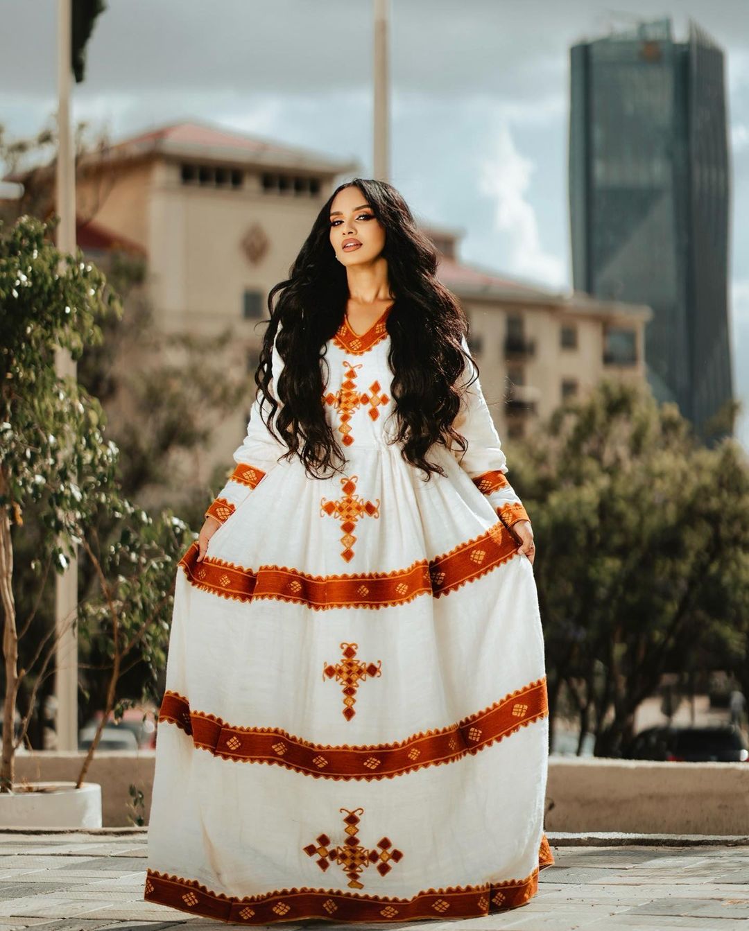 Gorgeous Red Design Fetil Habesha Dress Habesha Kemis Ethiopian Dress Style Traditional Habesha Libs