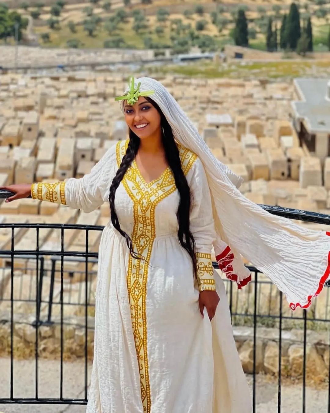 Modern Golden Yellow Habesha Dress Cultural Habesha Kemis Traditional Ethiopian dress Style