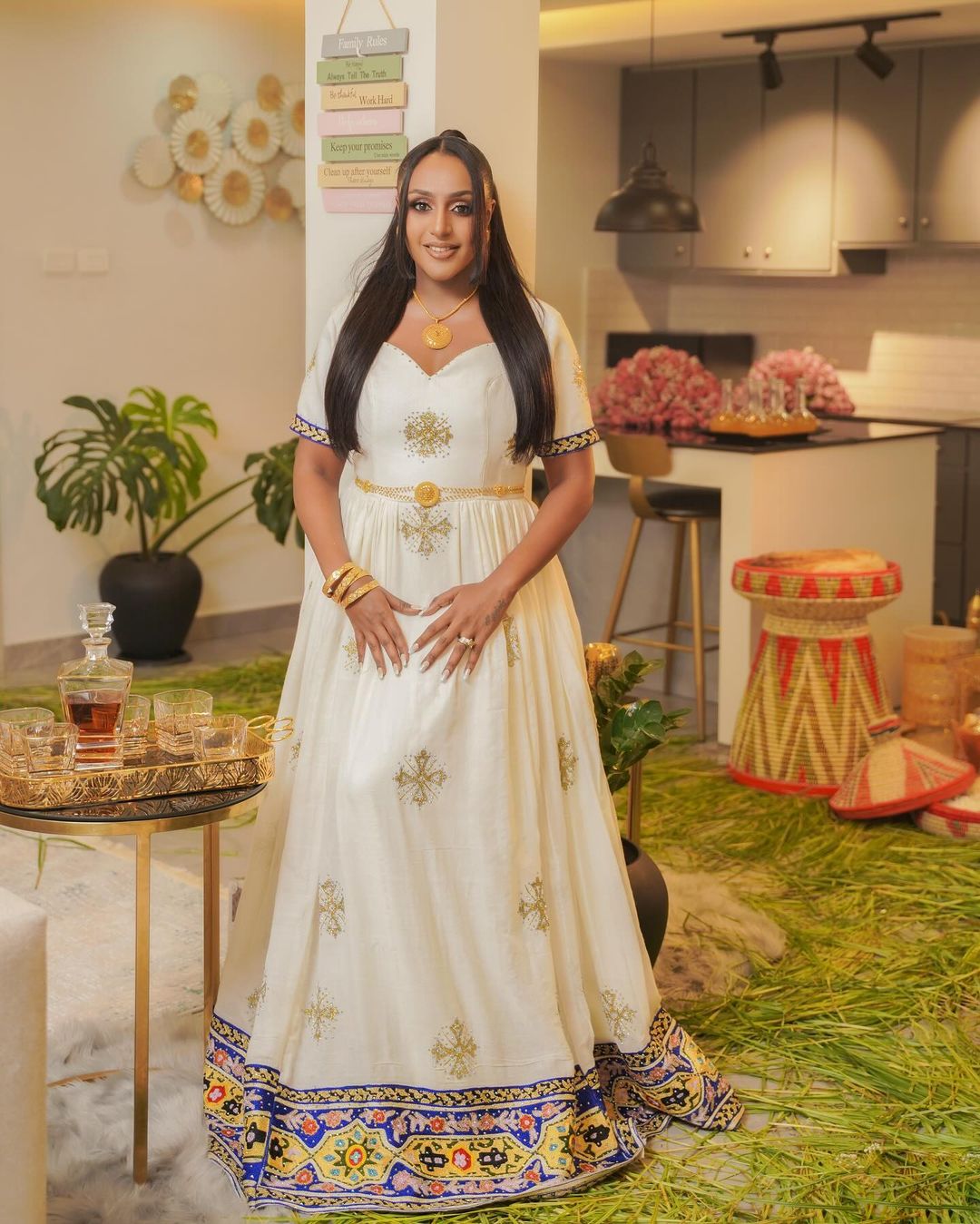 Blue Design With Golden Sparkle Habesha Dress Modern Habesha Kemis Tra blue-design-with-golden-sparkle-habesha-dress-modern-habesha-kemis-tra