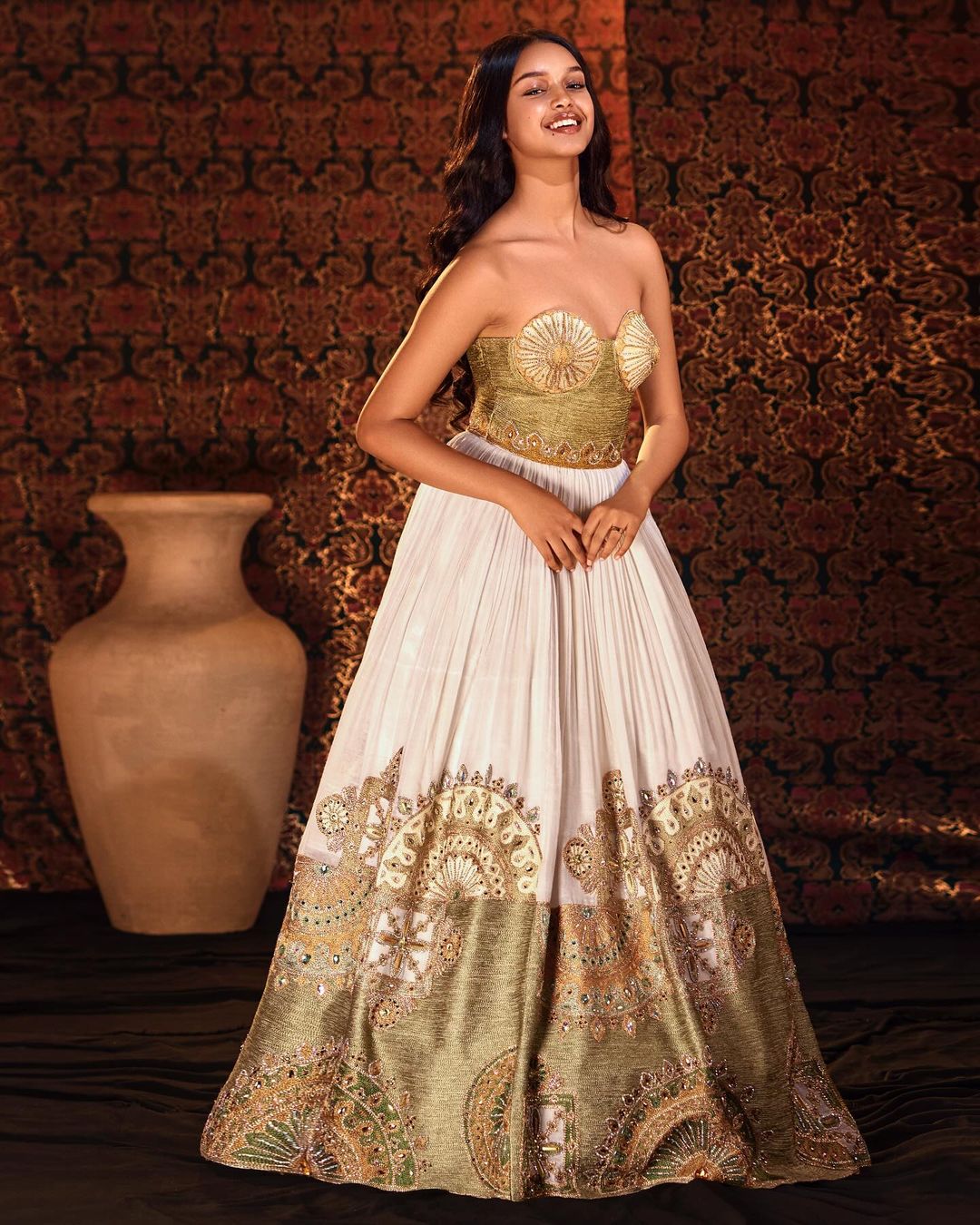 Shiny Gorgeous Habesha Wedding Dress Beaded Ethiopian Wedding Dress Ethiopian and Eritrean Beauty